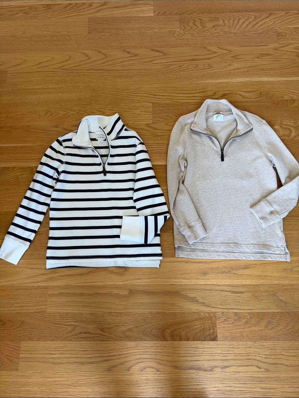 NWOT crewcuts boys half zip pullovers
